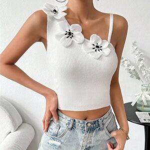 White floral Top